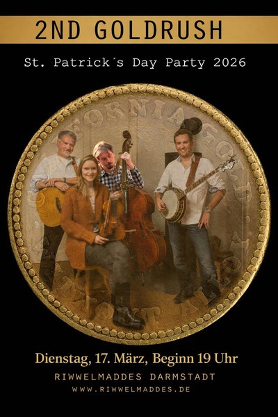Riwwelmaddes - St. Patrick'sday 2026 mit 2nd Goldrush