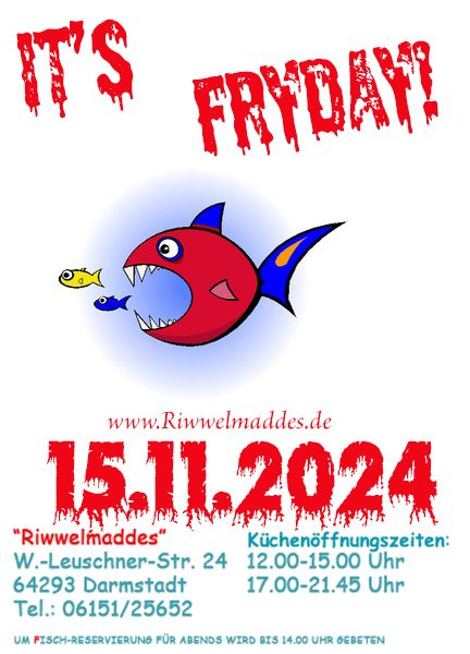 Riwwelmaddes - Fish 'n' Chips 15.11.2024